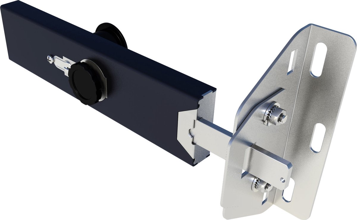 Garagedeurbeveiliging - Zwart - Staal - Secu - SecuMax sectionaal, bediening binnen en buiten, staal