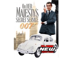 Volkswagen Kever 1966 "James Bond 007 On Her Majesty’s Secret Service" Wit 1-24 Motormax