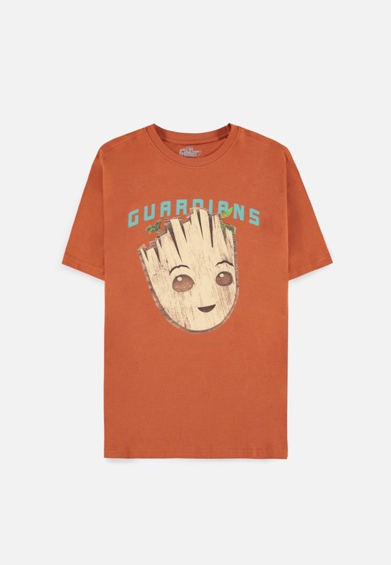 Marvel Guardians Of The Galaxy - I Am Groot Heren T-shirt - S - Oranje