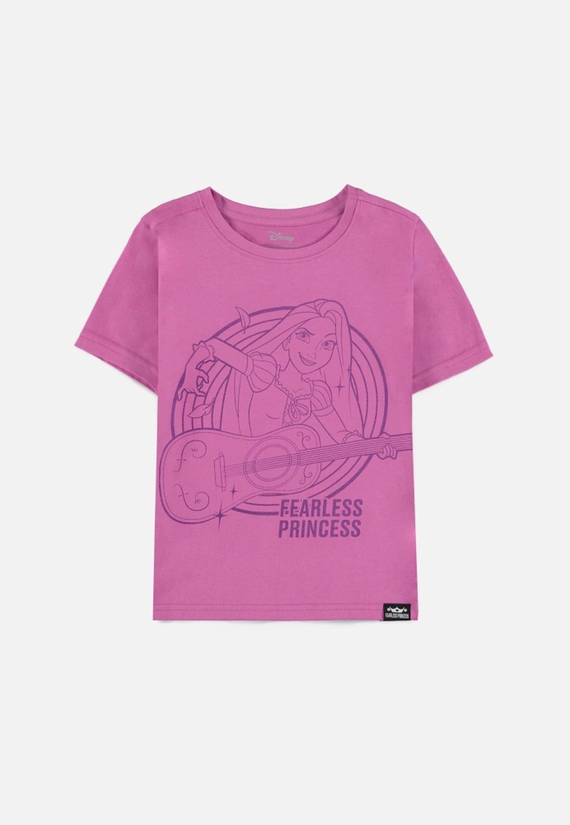 Disney Rapunzel Kinder Tshirt -Kids 158/164- Fearless Princess Paars