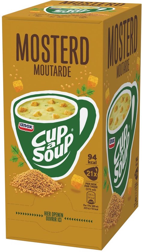 Unox Cup-a-Soup - Mosterd - 21 x 175 ml