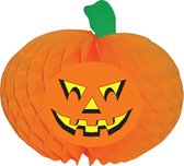 Halloween versiering pompoen decoratie 30 cm - Brandvertragend papier