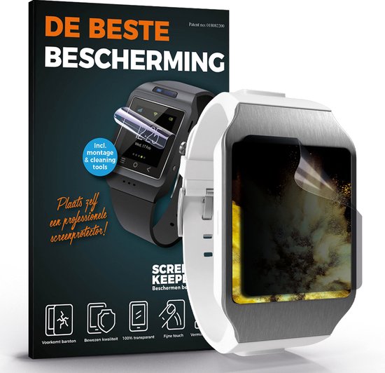 Screenkeepers - Privacy Mat Screen Protector Geschikt voor Samsung Watch Gear (smv700) - Schermbeschermer - Screensaver - Premium - Anti Spy - Case Friendly - TPU Bescherm Folie