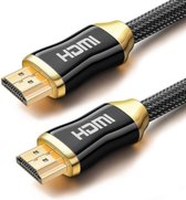 Câble HDMI 2.0 - 4K Ultra HD - Plaqué Or - Nylon Tressé - Haut Débit - HDMI vers HDMI - 1,5 mètres