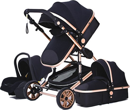 MCI Kinderwagen 3 in 1 - Baby Buggy - Pasgeboren - Draagbare Reiswagen -  Royal Luxe -... | bol.com