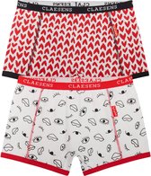Girls Boxer 2 Pack - Face Hearts - Claesen's® - Ondergoed voor Meisjes