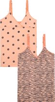 Girls Singlet 2 Pack - Tiger Dots - Claesen's®