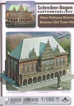 bouwplaat van Bremen oude stadhuis, schaal 1:160
