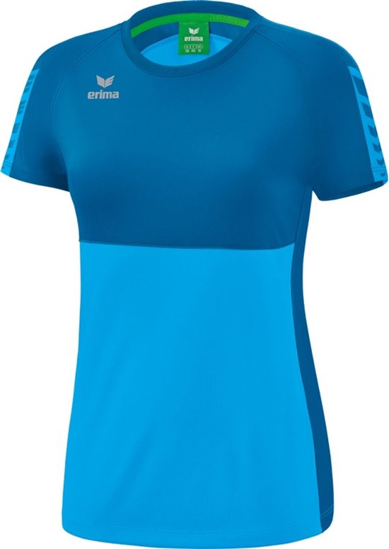 Erima Six Wings T-Shirt Dames - Curaçao | Maat: 40