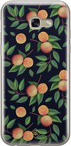 Casimoda® hoesje - Geschikt voor Samsung A5 2017 - Fruit / Sinaasappel - Backcover - Siliconen/TPU - Multi
