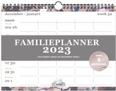 Hobbit - Familieplanner - Bloem - 2023 - Voor 5 personen - Spiraalgebonden - Week per pagina - A4 (22x29,7cm) - Groot