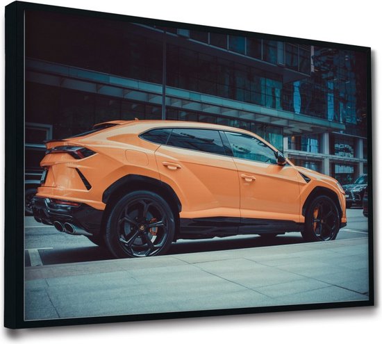 Akoestisch schilderij AcousticPro® - paneel met Lamborghini Urus in Moskou, Rusland - Design 123