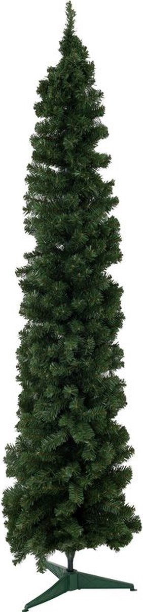 Oneiro’s luxe Kerstboom smal - Hoogte 180 cm - kerst – kerstboom - feestdagen - winter - verlichting - binnen - buiten – sfeer