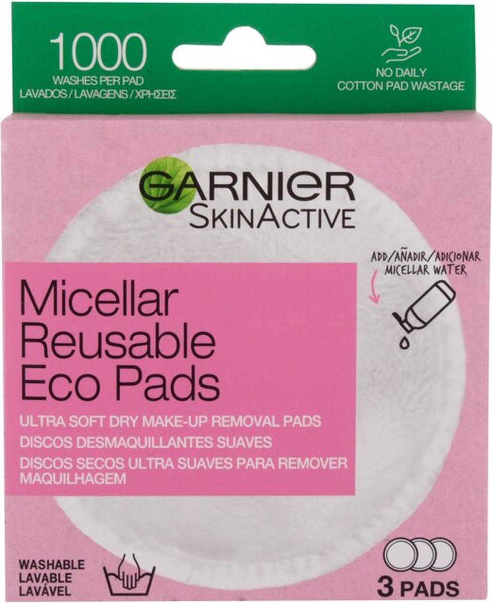 Skin Active Ultra Soft Dry Make-up Removal Pads (3 Pcs) - Reusable Make-up Removers