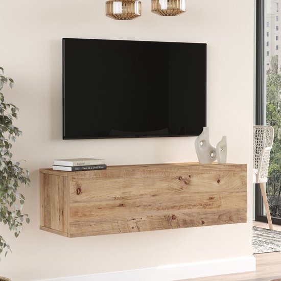Tv-meubel Lapinlahti 100x31,5x29,5cm houtkleurig