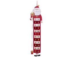 Fééric Lights and Christmas - Adventskalender - Wandadventskalender - Kerstman - 90cm