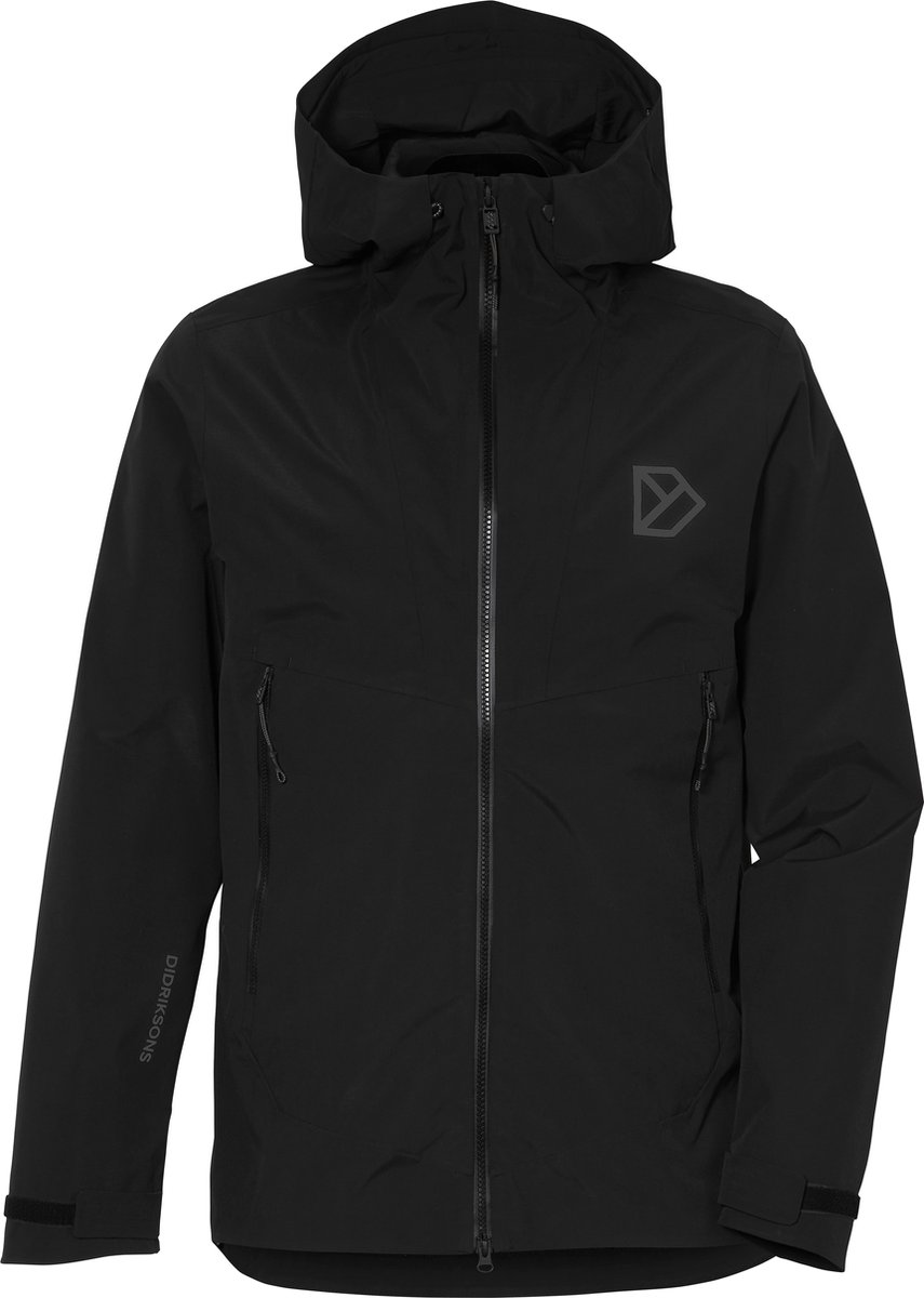 Didriksons BASIL USX JKT 2 Heren Outdoor jack Zwart