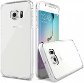 LuxeBass Hoesje geschikt voor Samsung Galaxy S6 Edge Plus - Silicone case - Kunststof - Soft cover - Transparant