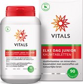 Vitals - Elke Dag Junior - kindermulti - 90 kauwtabletten - gezoet met natuurlijke zoetstoffen