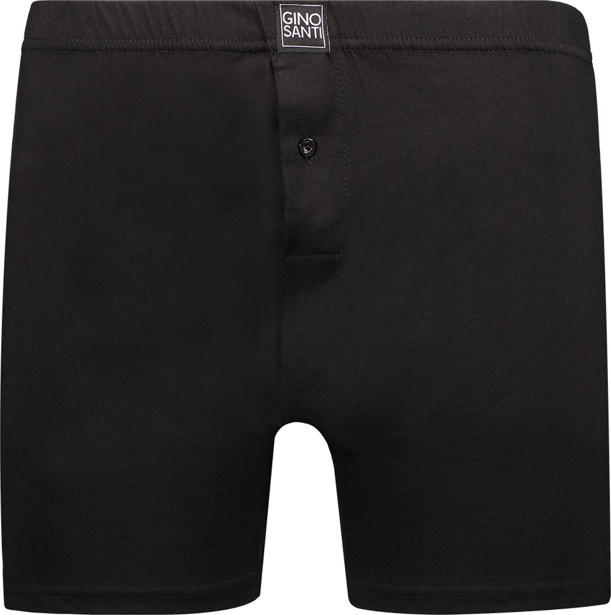 Gino Santi Klassieke zwarte boxershort 100% katoen Maat L