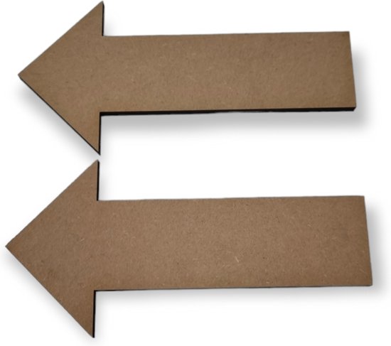 Promission de promesse - flèche - décoratif - artisanat - mdf - Signalétique