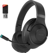 Woegel UG-01 draadloze gaming headset – over ear – in en uitschuifbare micro – compatibel met elk apparaat – PS4,PS5 – zwart