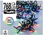 Oneiro’s luxe Clusterverlichting 768 LED 5.5m multicolor - kerst – clusterverlichting- feestdagen - winter - verlichting - binnen - buiten – sfeer