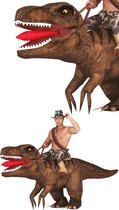 Fiestas Guirca - Opblaasbaar Kostuum Dinosaur Mounted