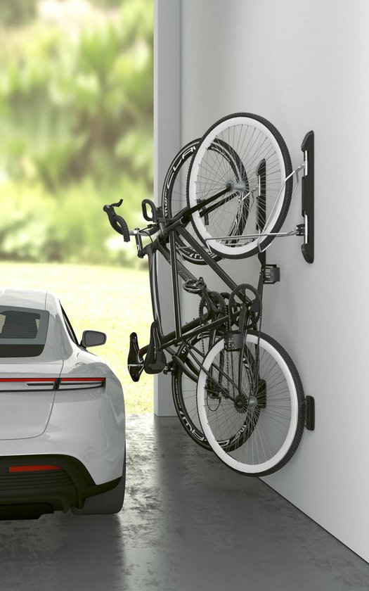 Fietsbeugel wandmontage - fiets ophangsysteem - zwenkbaar - 2.1 tot 2.8 inch banddikte van Puhlmann — afbeelding 5