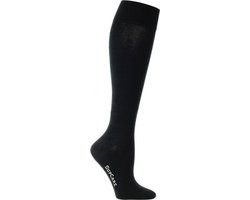 Supcare compressiekousen maat M (40-42) – zwart – trendy compressie sokken – steunkousen – ademend – gezwollen, vermoeide en pijnlijke benen & voeten – spataderen - dagelijks gebruik – vliegreizen – zwangerschap – dames en heren