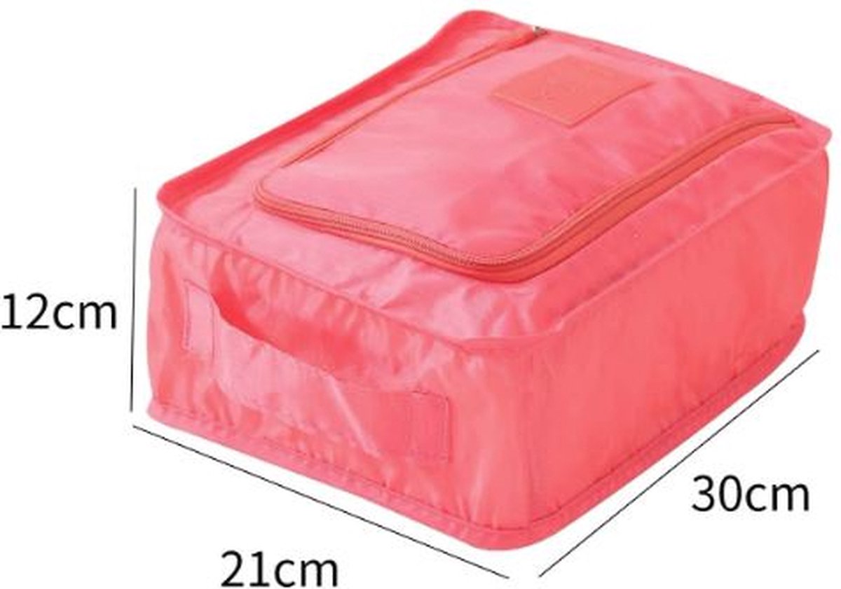 Schoenentas / Opbergtas / Reizen / Travel / Schoenen / Roze / Pink