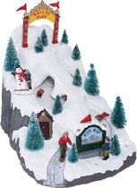 Scène de Noël de luxe d'Oneiro Skipark - avec éclairage et mouvement - Noël - scènes de Noël - vacances - hiver - éclairage - intérieur - extérieur - atmosphère