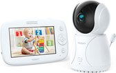 Yoton YB03 Babyphone Vidéo avec Caméra 4,3 Pouces - Caméra de Surveillance Numérique avec Mode Sommeil - Capteur de Température de Vision Nocturne et 8 Berceuses - Mode VOX