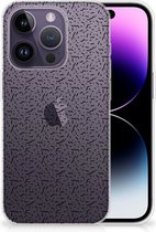 TPU Silicone Hoesje Geschikt voor iPhone 14 Pro Telefoonhoesje Stripes Dots