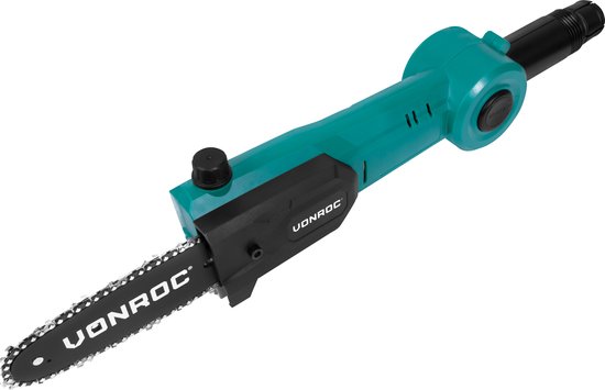VONROC Telescopische Accu Kettingzaag 20V - Kantelbaar zaagblad - Traploos verlengbaar (Incl. 4.0Ah Accu en snellader) van VONROC — afbeelding 3