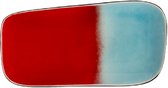 Gastro Schaal rechthoekig 260x120mm - Roodblauw