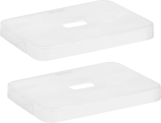 Set de 2 couvercles transparents pour boîte de rangement Sunware de la série Sigma 9/13/18/25 litres