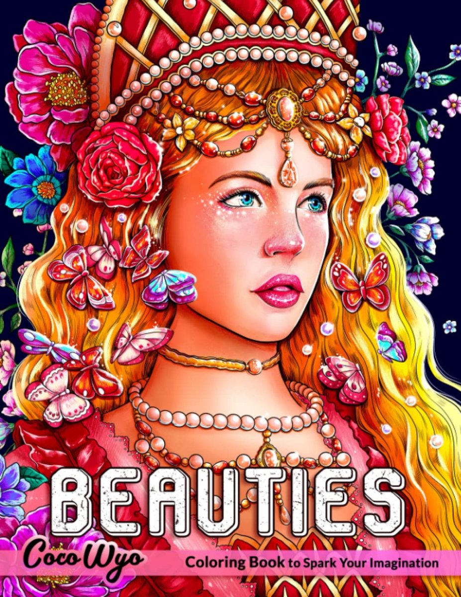 Beauties Coloring Book - Coco Wyo - Kleurboek voor volwassenen | bol.com