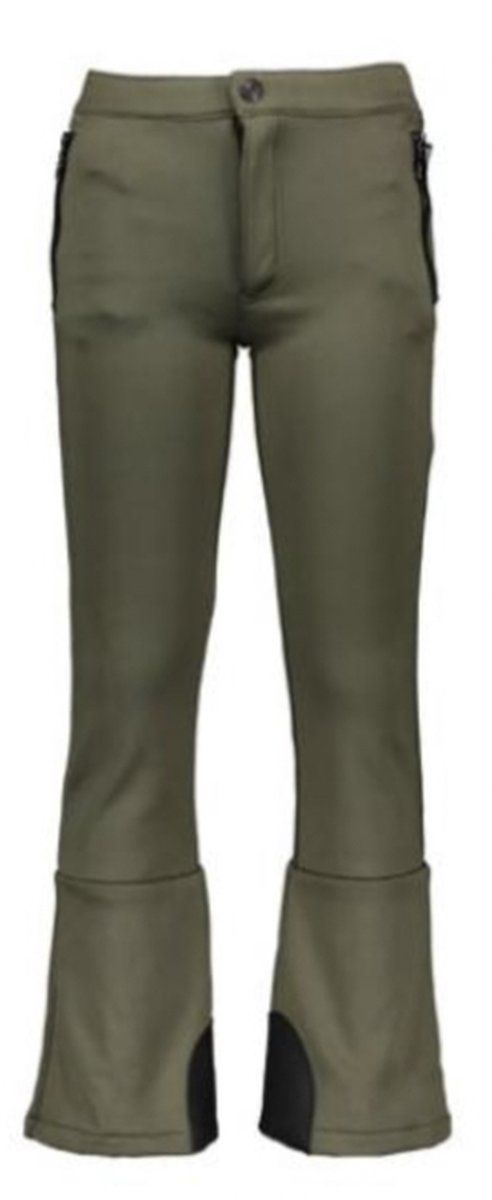 SuperRebel Peak Ski trousers - Wintersportbroek Voor Meisjes - Softshell - Army Green - 164