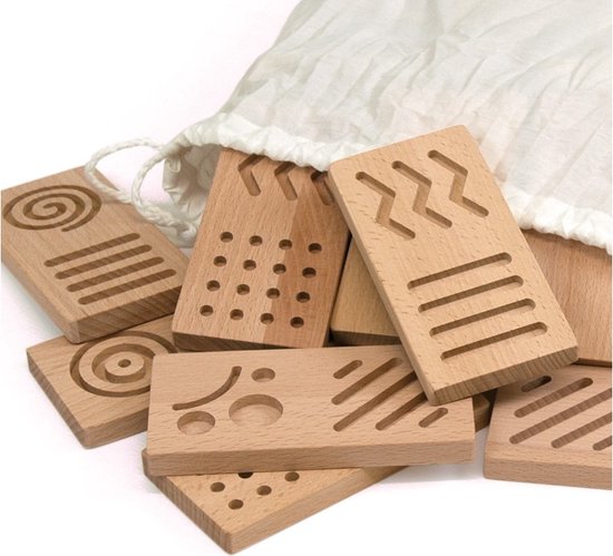 LinStyle Montessori Jouets en bois pour enfants, Jeu de pêche, speelgoed à  partir de 2