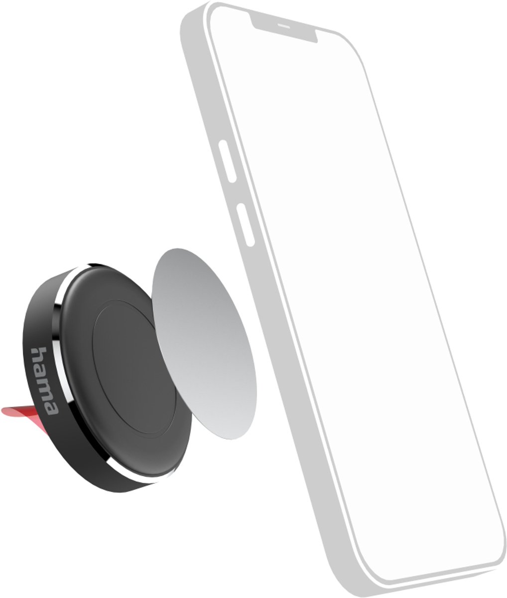 Hama Magnet Passieve houder Mobiele telefoon/Smartphone Zwart