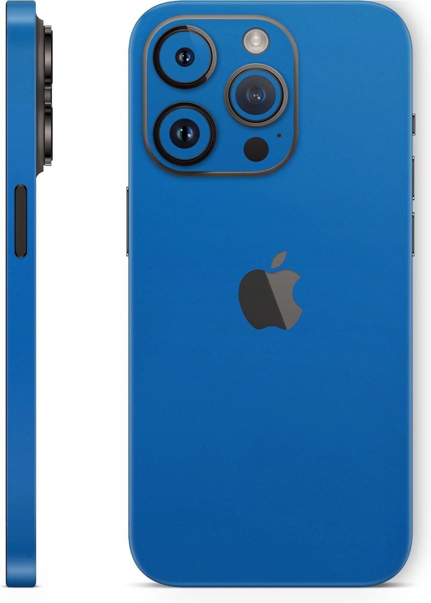 iPhone 14 Pro Max Skin Mat Blauw - 3M Sticker - Wrap