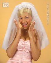Widmann -Sluier Bruid - wit / beige - Carnavalskleding - Verkleedkleding