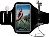 Brassard de sport iPhone 11 - Support de téléphone de course - Téléphone de tapis de course - Brassard de course GSM - Black Edition