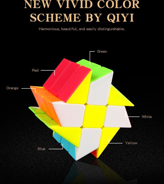 Thumbnail van een extra afbeelding van het spel Rubiks Cube - Windmill kubus - Speed Cube - Fidget Toys