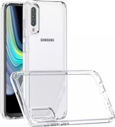 Silicone back cover Geschikt voor Samsung Galaxy A70/Transparant hoesje