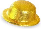 Widmann -Showmaster Glitter Bolhoed, Goud - goud - Carnavalskleding - Verkleedkleding