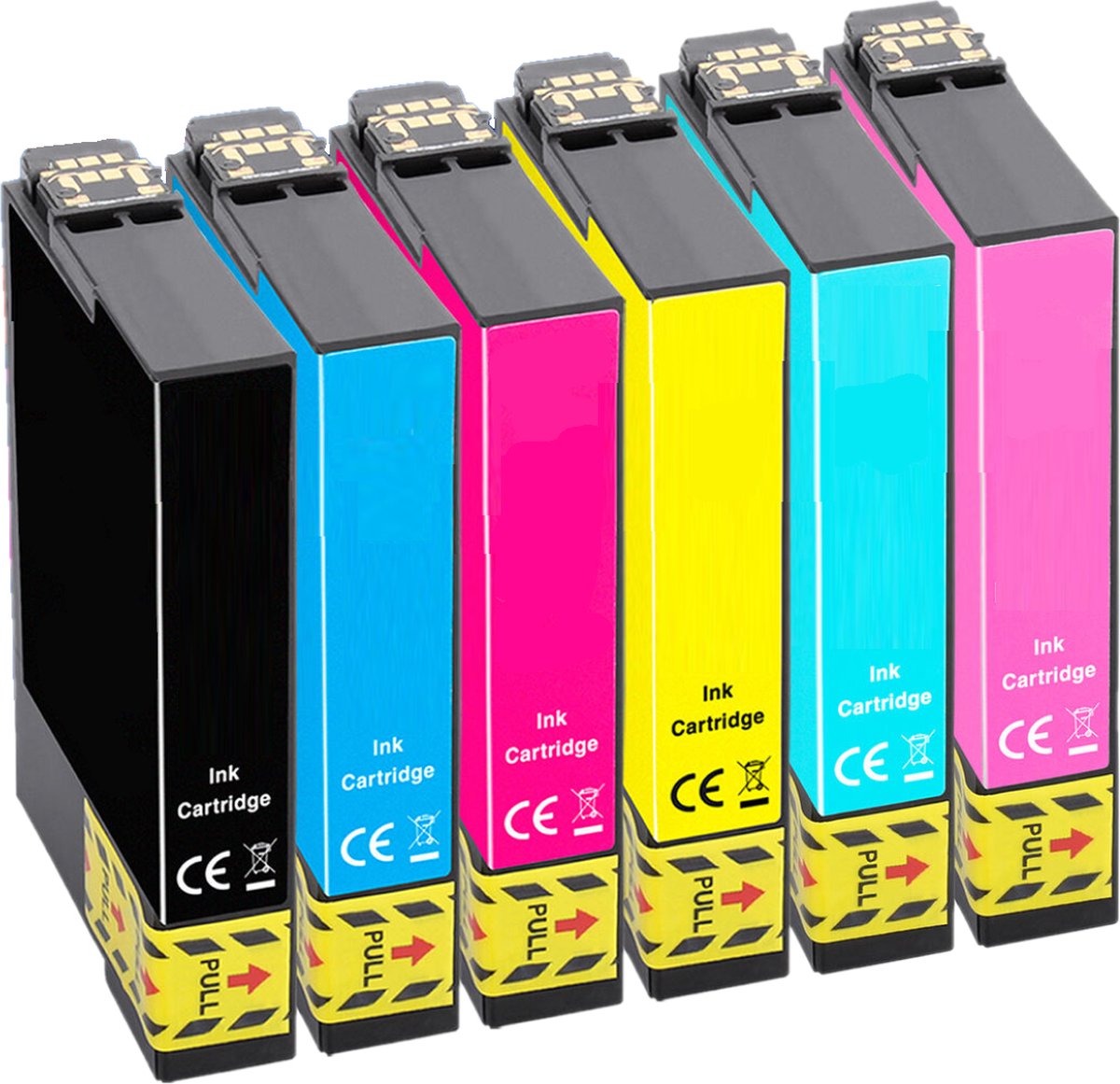 Image of Huismerk geschikt voor Epson T0807 inktcartridges - PX650 - PX700W - PX710W - PX720WD - PX730WD - PX800FW - PX810FW - PX820FWD - PX820FWD