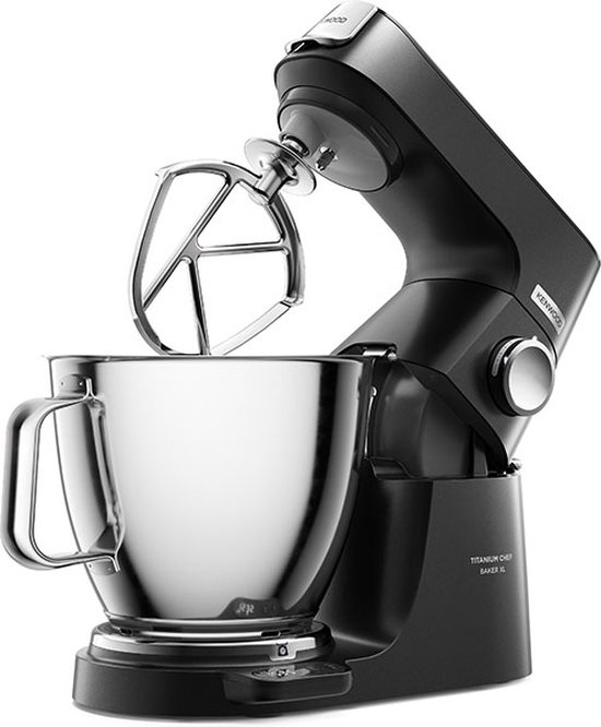 Kenwood Titanium Chef Baker KVC85.004BK Keukenmachine Zwart