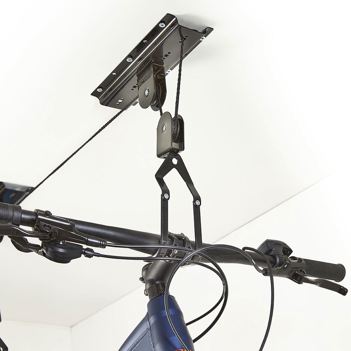 Frame Up Fietslift – Sterke fietstakel 30kg voor e-bike & mountainbike - fiets ophangen aan plafond - fiets ophangsysteem Frame Up Fietslift – Sterke fietstakel 30kg voor e-bike & mountainbike - fiets ophangen aan plafond - fiets ophangsysteem
